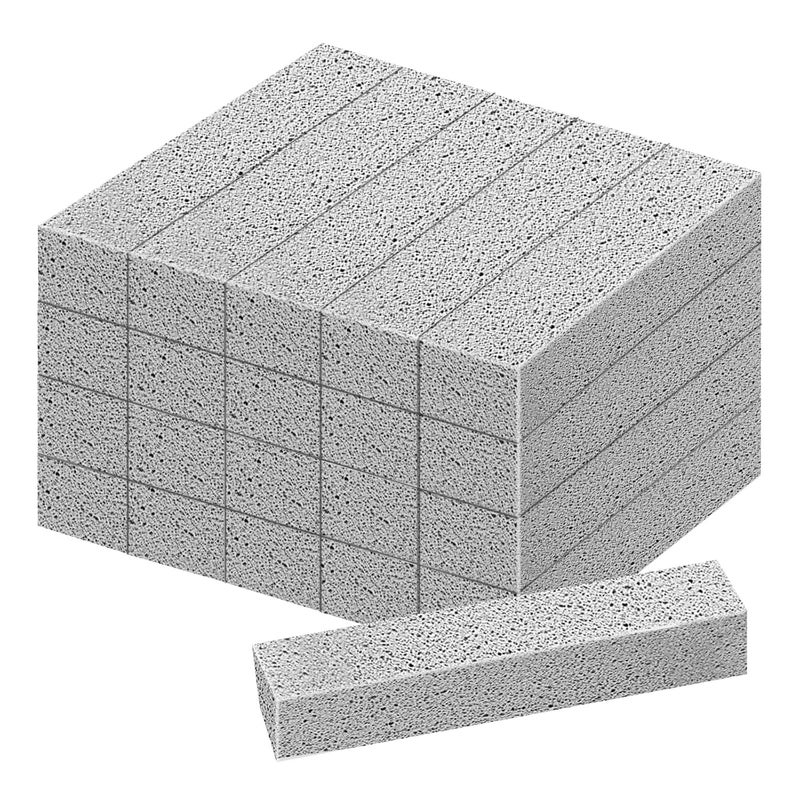 Gnvop 21 Pack Pumice Stone for Toilet Bowl Cleaning, Powerfully Cleans Hard Water Rings, Suitable for Cleaning Toilet, Bathtubs, Pool, Sinks and Grill - Image 1